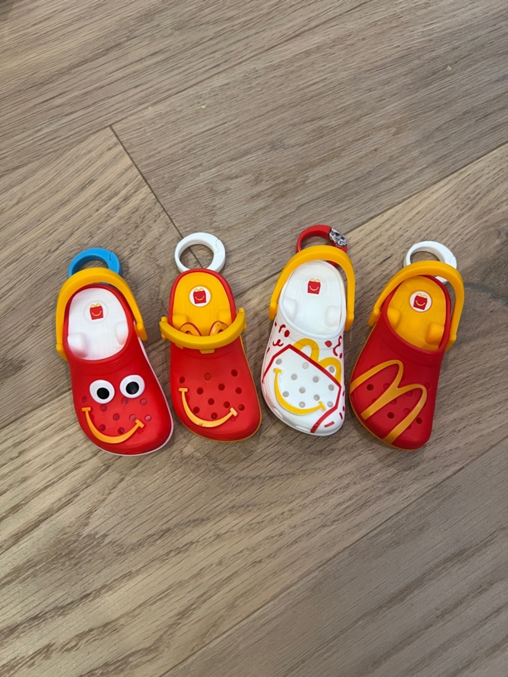 Crocs x McDonalds Keychains Set of 4